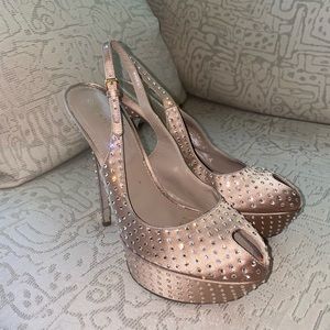 Sergio Rossi Swarovski Crystal High Heel Pumps